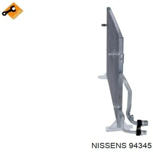 Радиатор кондиционера 94345 Nissens