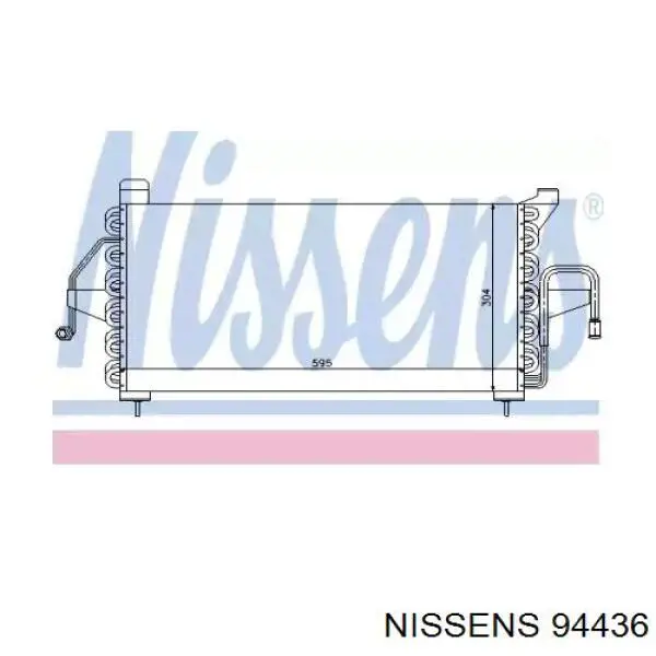 94436 Nissens радиатор кондиционера
