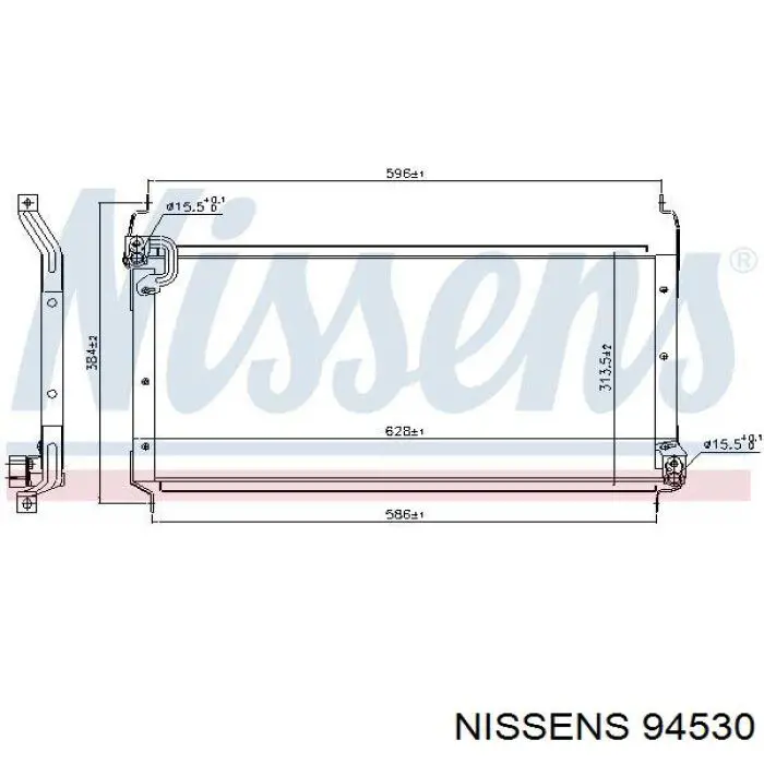 94530 Nissens радиатор кондиционера