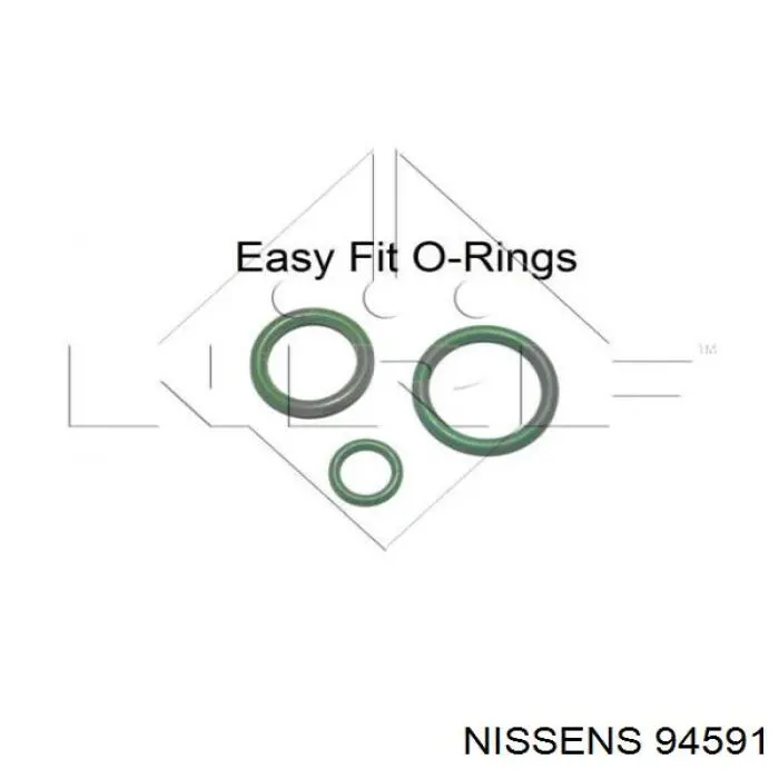 Купить 94591 Nissens Радиатор системы охлаждения кондиционера