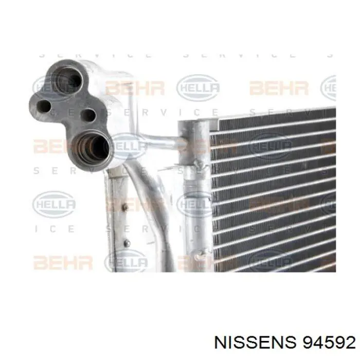 Радиатор кондиционера 94592 Nissens