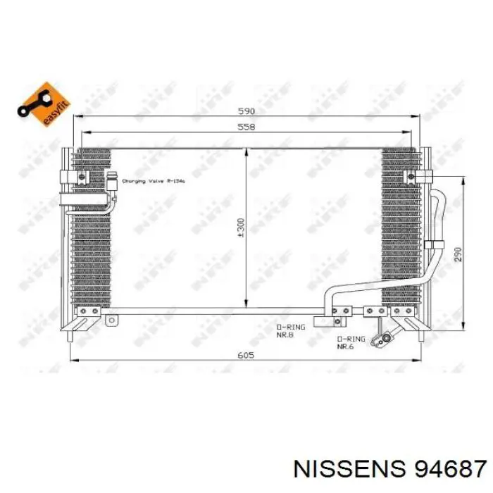 Купить AC830223 Maxgear Радиатор системы охлаждения кондиционера