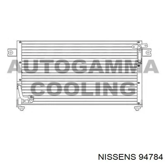 Конденсатор на Mitsubishi Pajero II Canvas Top V2W, V4W