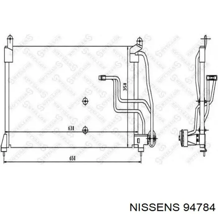 Конденсатор кондиционера Mitsubishi Pajero II Canvas Top внедорожник (V2W, V4W) (1990 - 2004) цена, от 96.72 USD