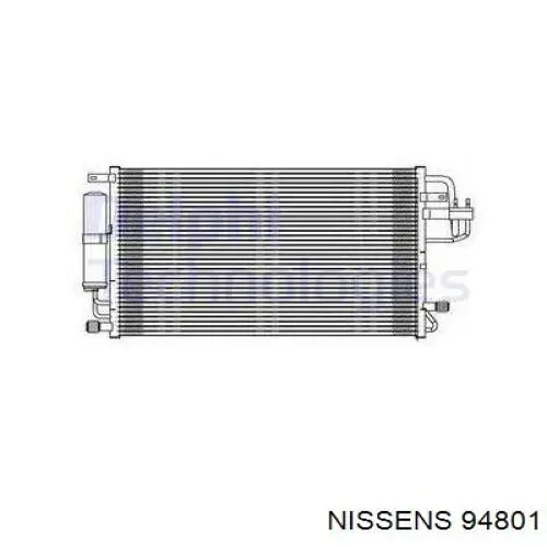 Радиатор кондиционера 94801 Nissens