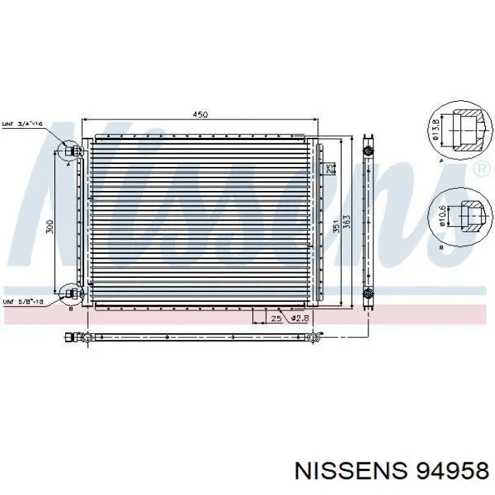 Конденсатор кондиционера NRF 35950 цена, от 86.08 USD