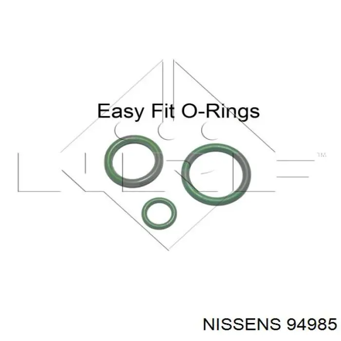 Радиатор кондиционера 94985 Nissens