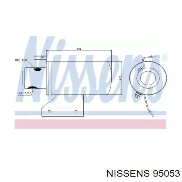 95053 Nissens ресивер-осушитель кондиционера