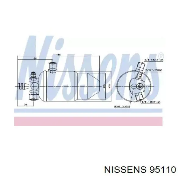 Осушитель кондиционера 95110 Nissens