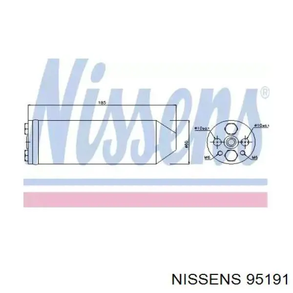 Осушитель кондиционера 95191 Nissens