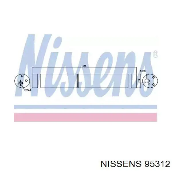 95312 Nissens ресивер-осушитель кондиционера