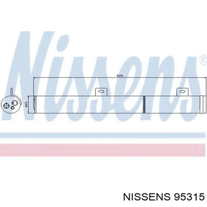 95315 Nissens ресивер-осушитель кондиционера