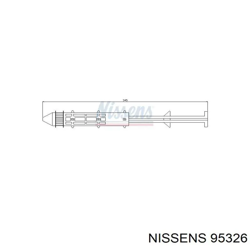 Купить 95326 Nissens Осушитель кондиционера