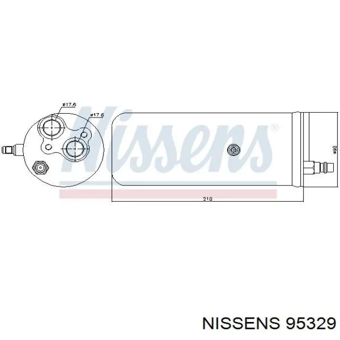 Осушитель кондиционера 95329 Nissens
