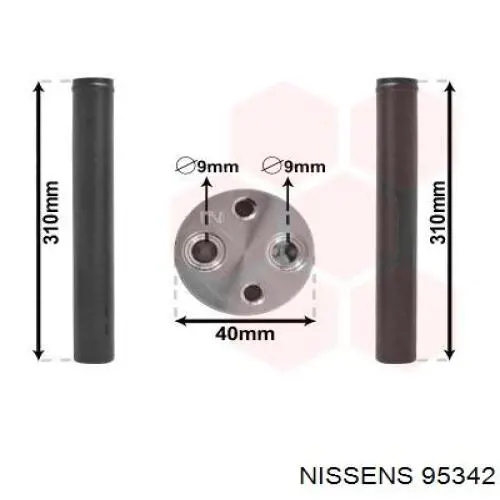 Осушитель кондиционера 95342 Nissens