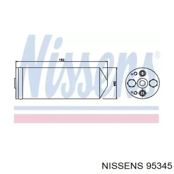 95345 Nissens ресивер-осушитель кондиционера