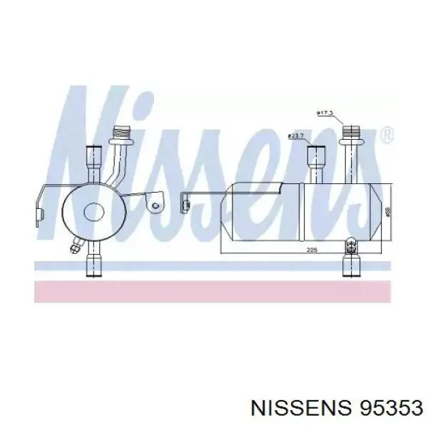 Осушитель кондиционера 95353 Nissens