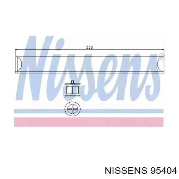 95404 Nissens ресивер-осушитель кондиционера
