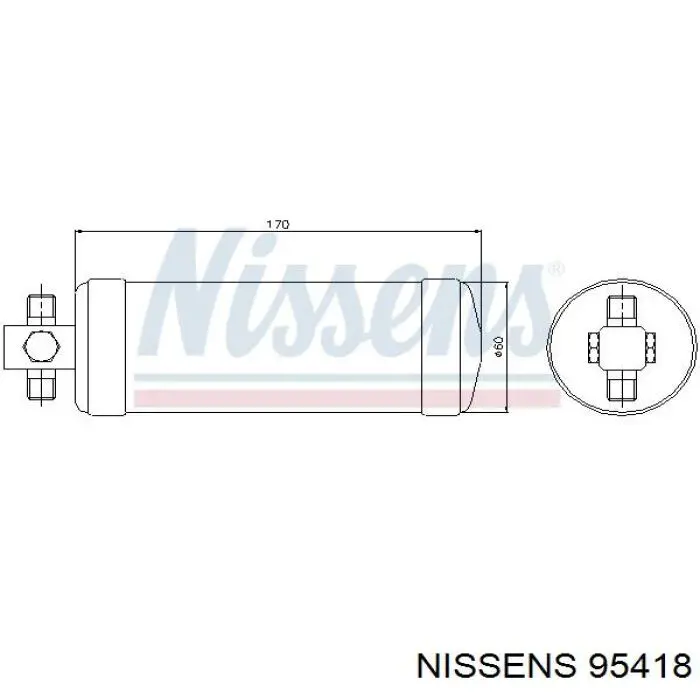 Осушитель кондиционера 95418 Nissens