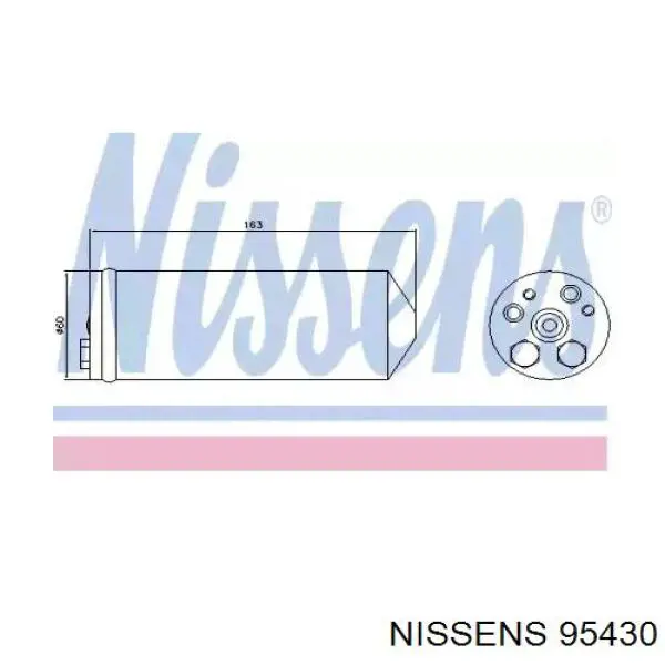 95430 Nissens ресивер-осушитель кондиционера