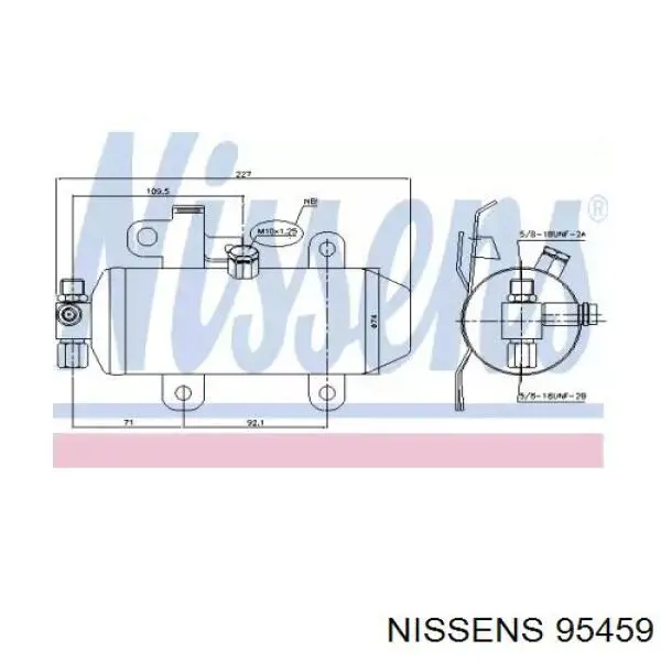 Осушитель кондиционера 95459 Nissens