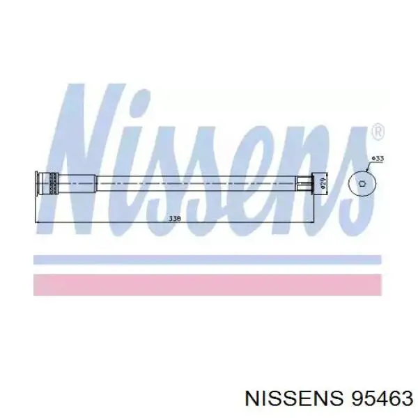 Осушитель кондиционера Nissens 95463 цена, от 22.34 USD