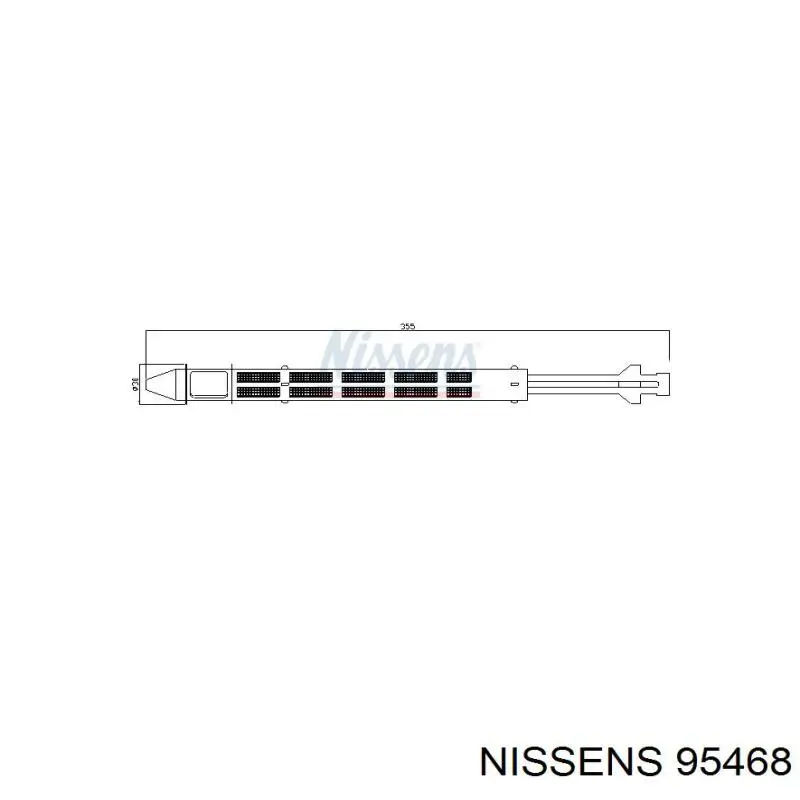 Осушитель кондиционера 95468 Nissens