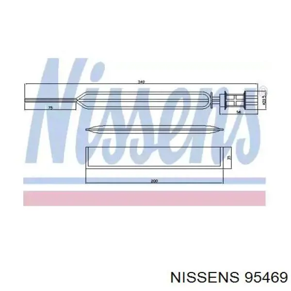 Осушитель кондиционера 95469 Nissens