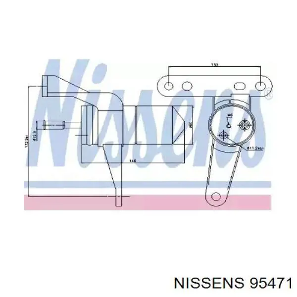 Осушитель кондиционера 95471 Nissens