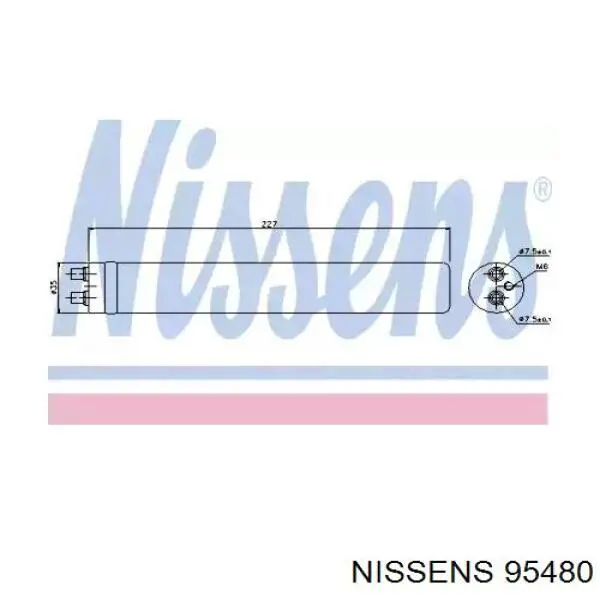 95480 Nissens ресивер-осушитель кондиционера