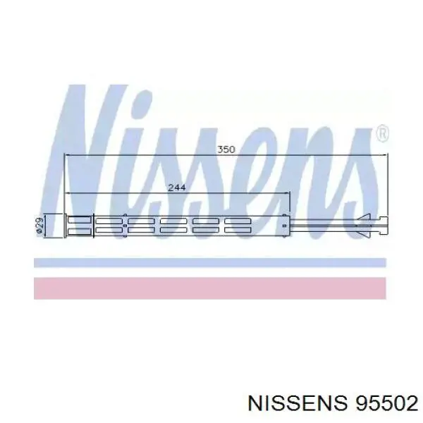 FP 20 Q634-NS Nissens ресивер-осушитель кондиционера