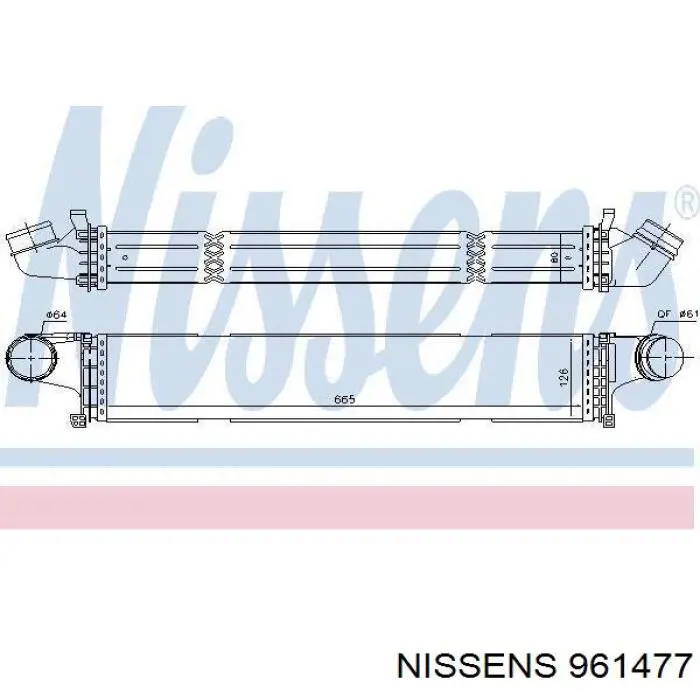 Radiador de intercooler para Mercedes S (W221)