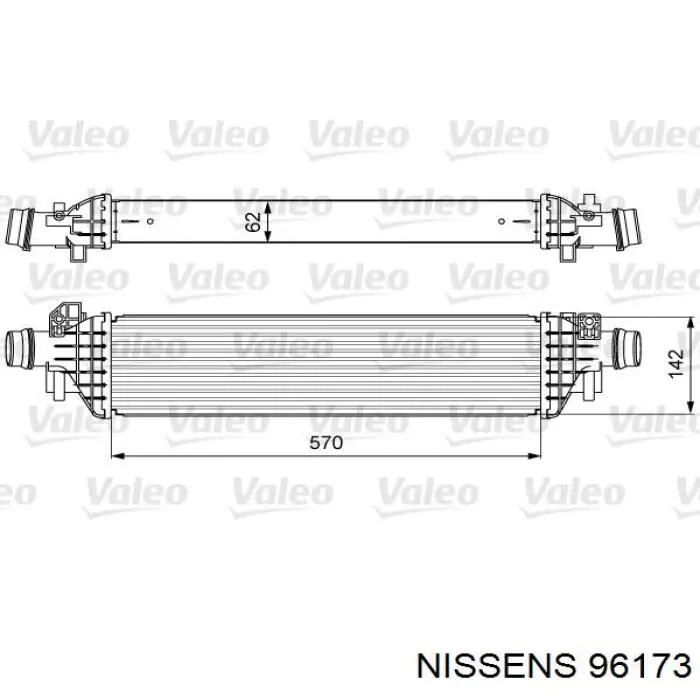 Радиатор интеркуллера VALEO 818628