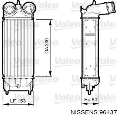 Интеркулер 96437 Nissens