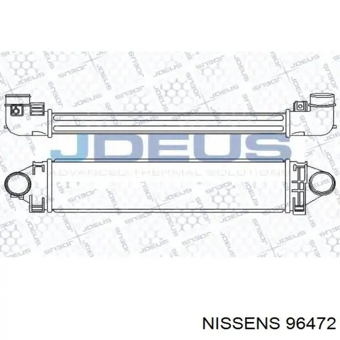 Система охлаждения наддувочного воздуха Nissens 96472 цена, от 131.35 USD