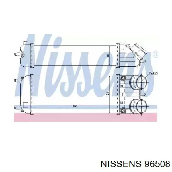 Интеркулер 96508 Nissens