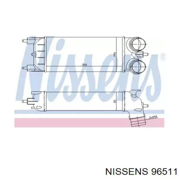 96511 Nissens интеркулер