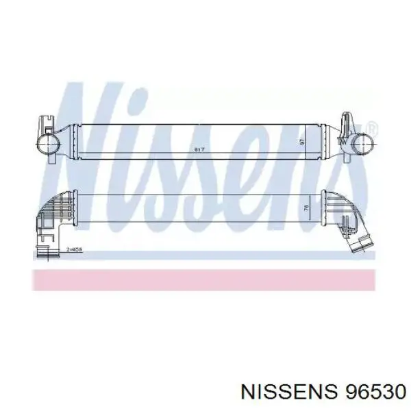 96530 Nissens интеркулер