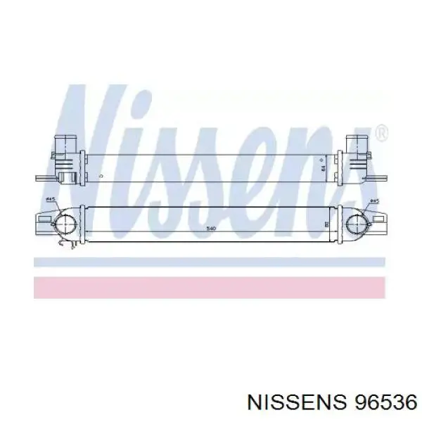 96536 Nissens интеркулер