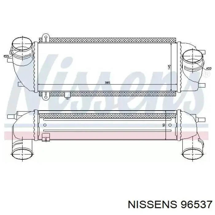 96537 Nissens интеркулер