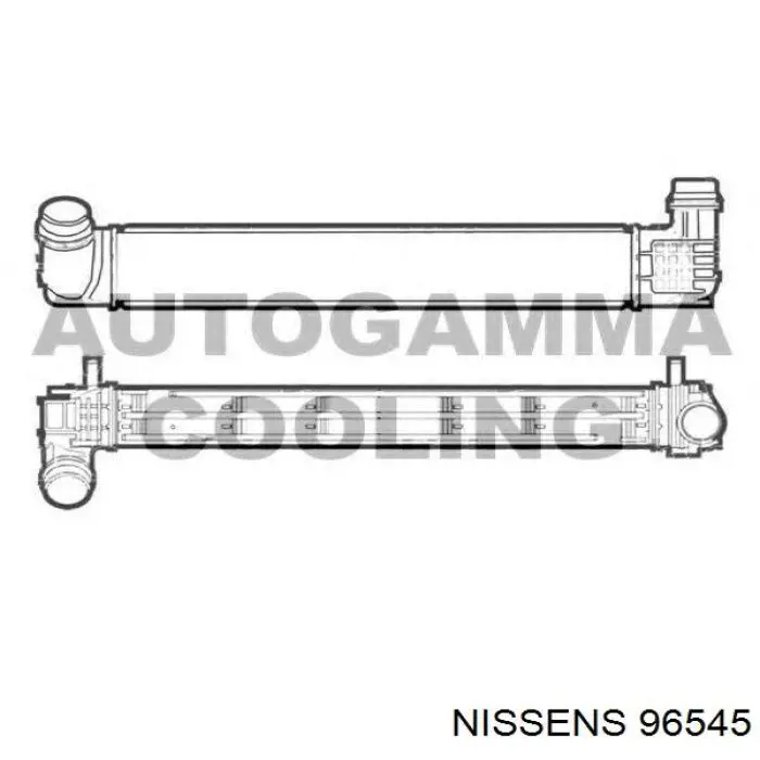 Купить 96545 Nissens Интеркулер