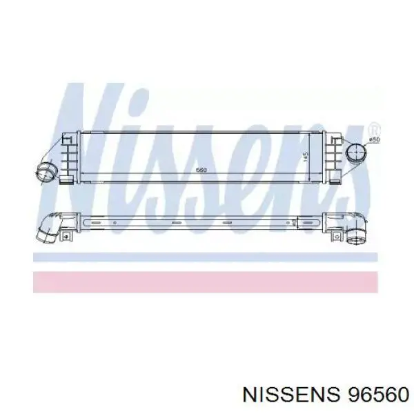Система охлаждения наддувочного воздуха Nissens 96560 цена, от 135.09 USD