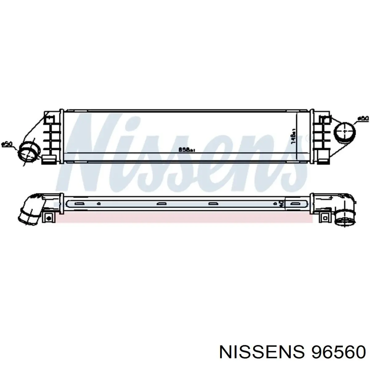 Интеркулер 96560 Nissens