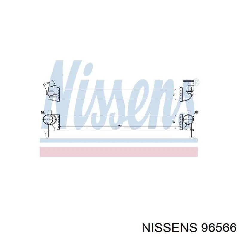 96566 Nissens интеркулер