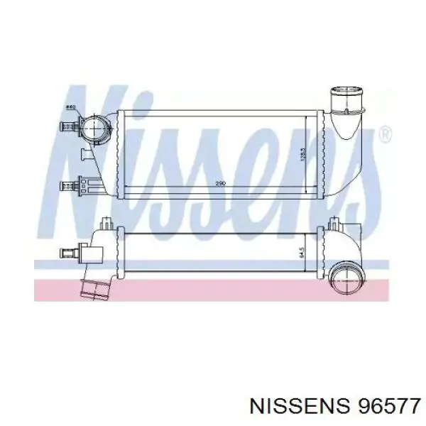 96577 Nissens интеркулер