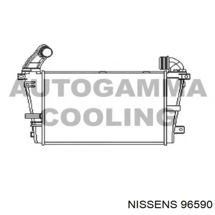 Интеркулер 96590 Nissens