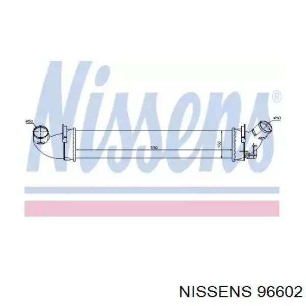 96602 Nissens интеркулер