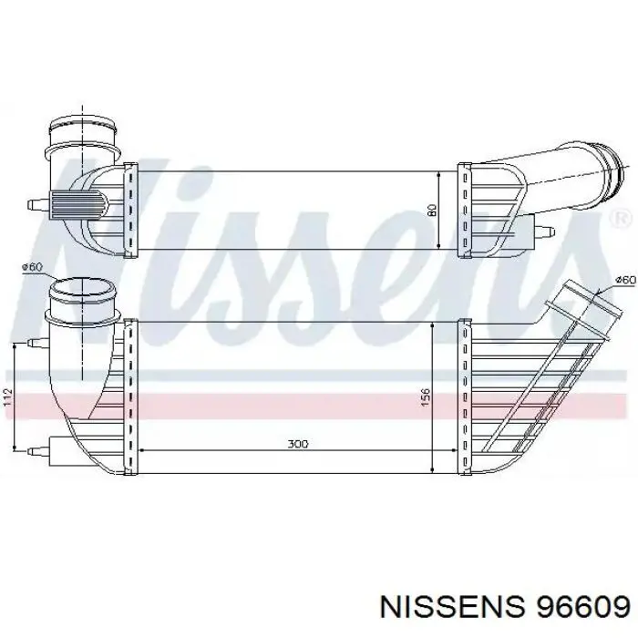 96609 Nissens интеркулер