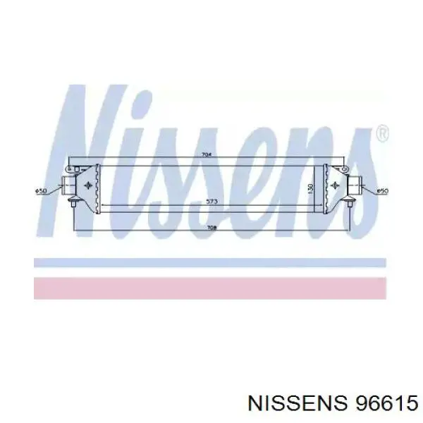 Интеркулер 96615 Nissens