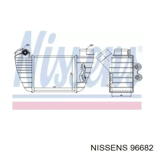 96682 Nissens интеркулер